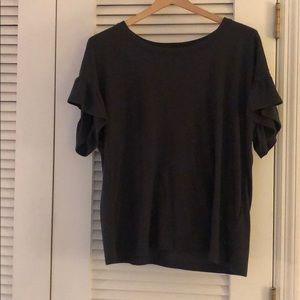 Cute dark gray tee